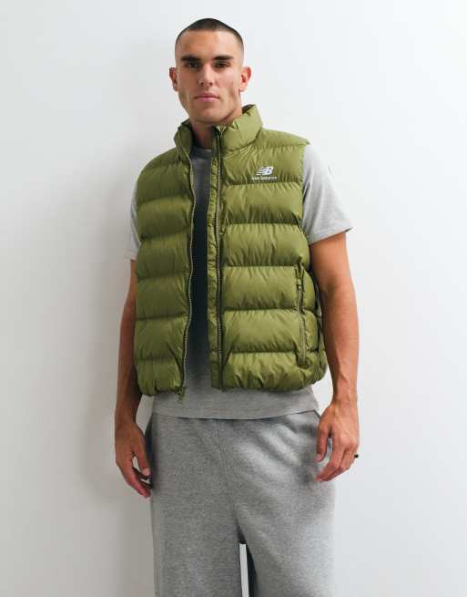 New Balance - Boston - Gewatteerde bodywarmer in sportgroen, 3 van 5
