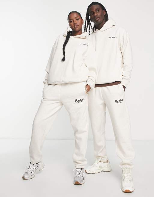 New Balance Boston unisex hoodie in cream, 4 of 4