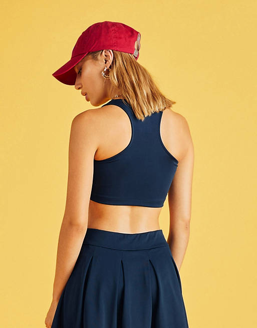 Women New Balance bralette in navy - exclusive to  