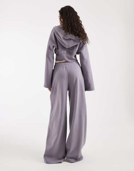 New Balance - Broek van geborsteld fleece in grijs, 5 van 5