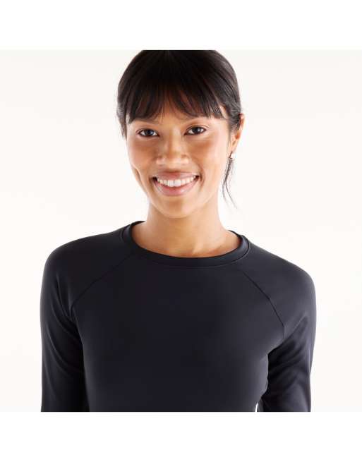 New Balance - camiseta ajustada de manga larga negra, 3 de 4