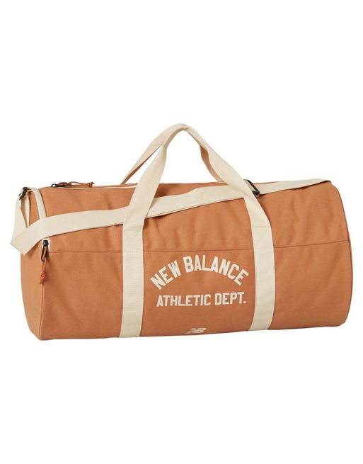 New Balance Canvas duffel in brown