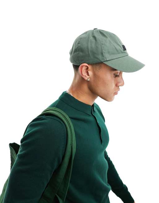 New Balance cap with embroidered logo in olive ASOS