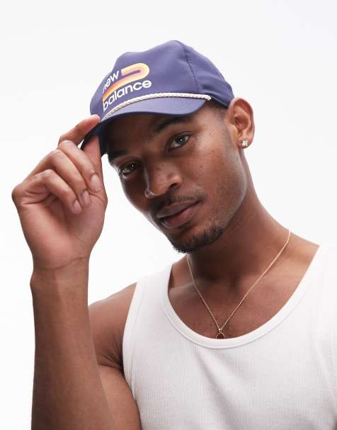 New Balance - Cappellino blu navy con grafica del logo - view 1