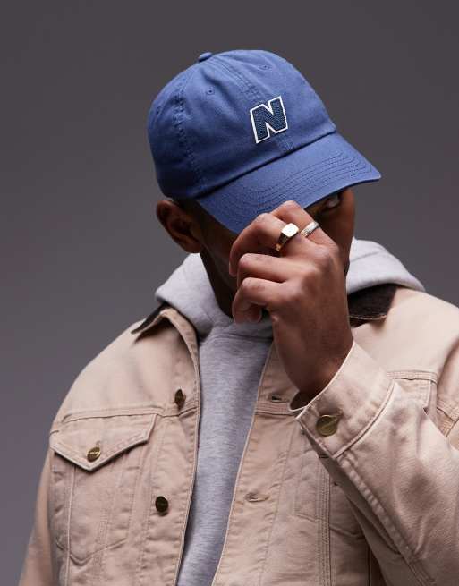 New Balance - Cappellino blu navy con logo "N", 3 di 3