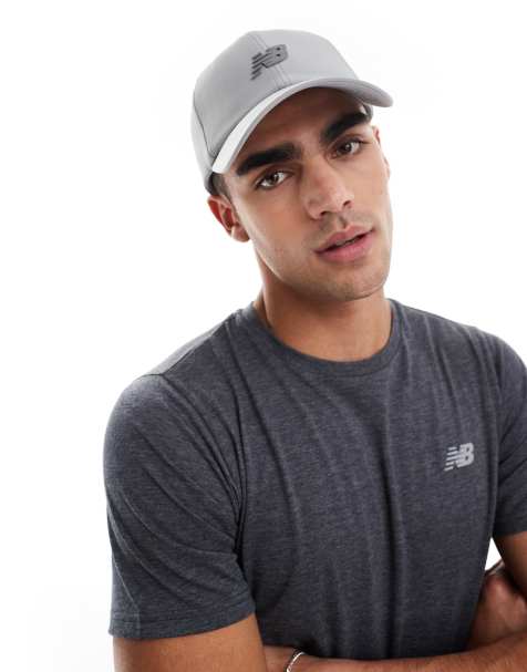 New Balance - Cappellino tecnico grigio con 6 pannelli - view 1