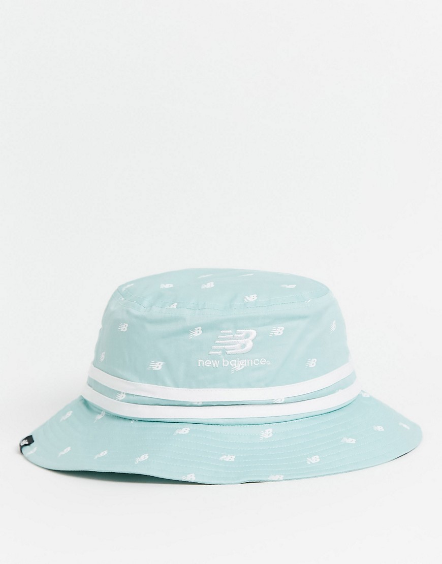 New Balance - Cappello da pescatore stampato blu