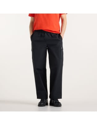 Cargohose aus Webstoff in Schwarz Schwarz XS
