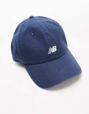 New Balance - Casquette à 6 empiècements avec logo NB - Bleu marine