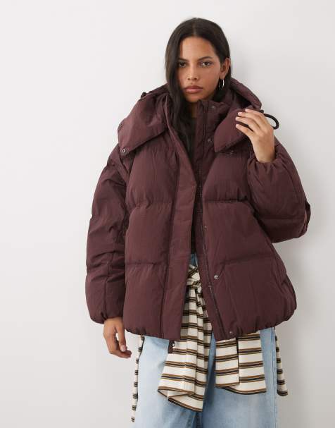 New Balance - Chaqueta acolchada premium en piel cereza - view 1