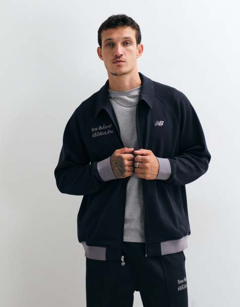 New Balance - chaqueta Sport Legacy de piqué en dark night - view 1