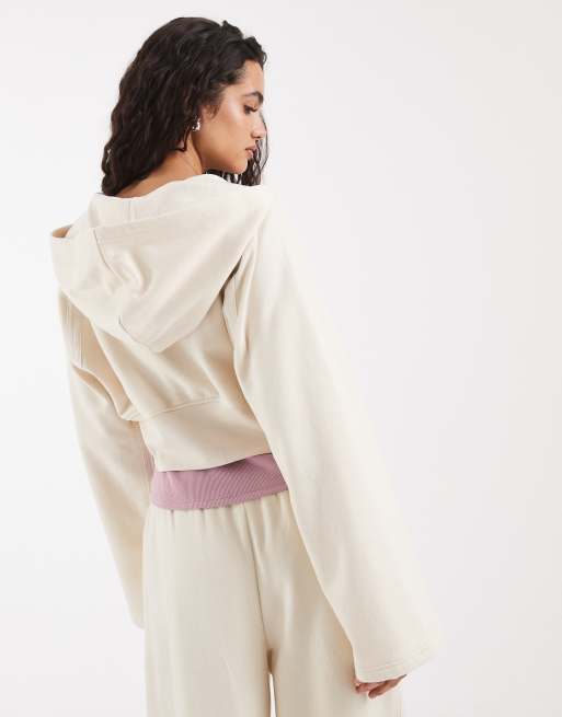 New Balance - Coastal - Veste zippée en polaire brossée - Beige, 4 de 4
