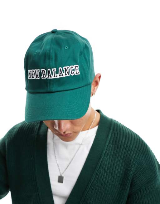 New Balance collegiate logo cap in green