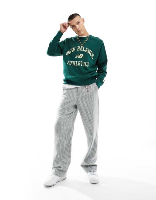 New Balance collegiate sweatshirt in green