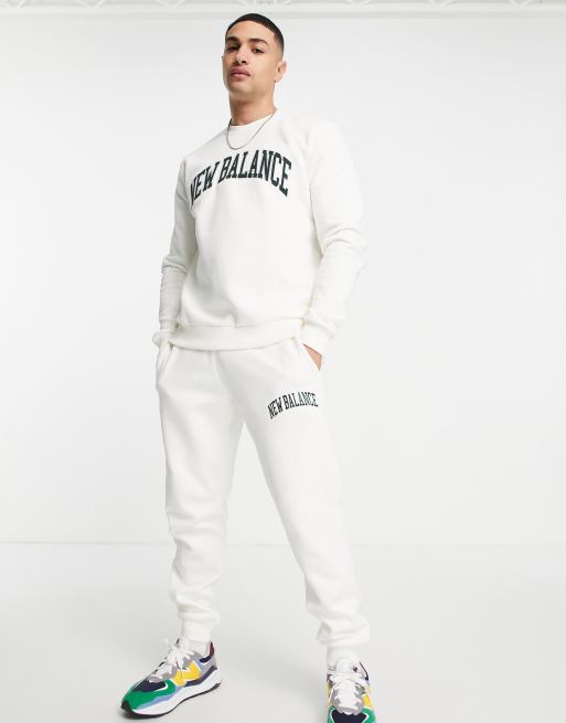 New balance store sweatshirt white