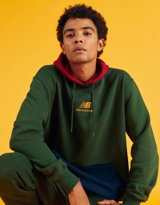 Asos colour block discount hoodie