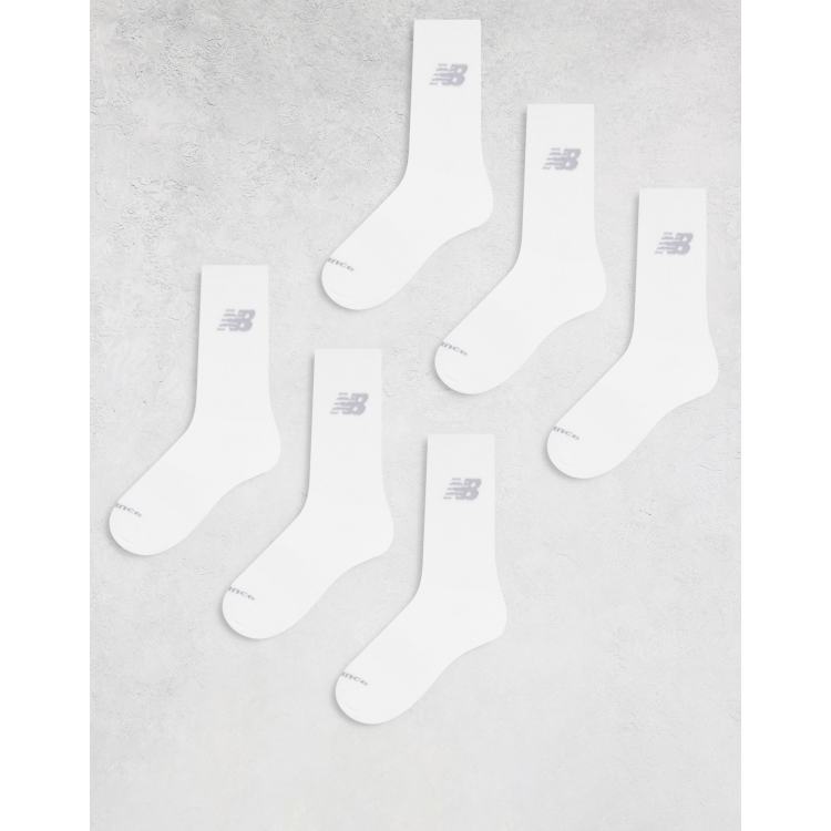 Pro Mountain Calze No Show Invisibili Donna - Confezione Da 6 Paia, Cotone Sottile, Antiscivolo, Taglia 36-40 (US 6-8.5), Bianco