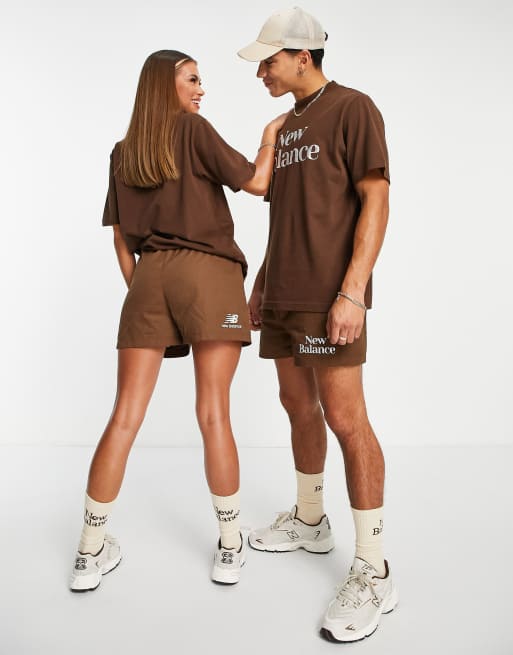 New Balance - Cookie - Short in bruin en beige