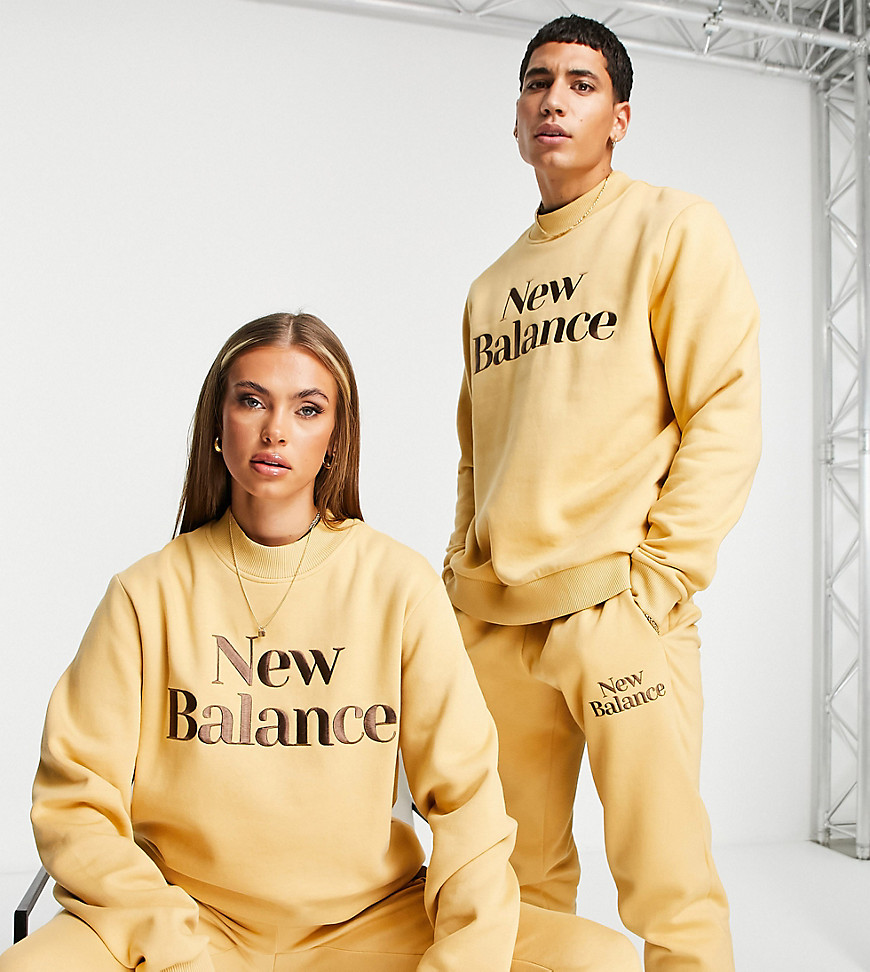 New Balance - Cookie - Sweatshirt in lichtbruin