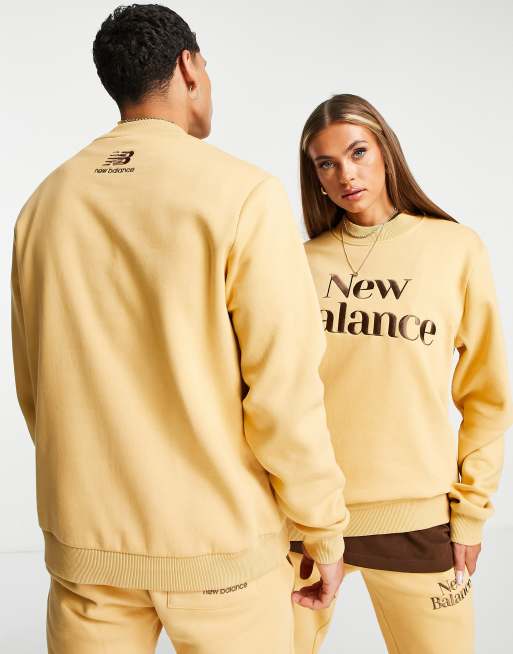 New Balance Cookie sweatshirt in tan