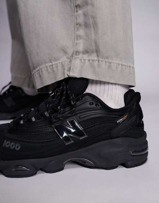 New Balance - Cordura M1000 - Sneakers unisex nere e argento, 4 di 5