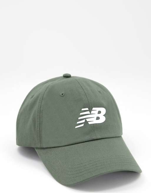 New Balance core logo baseball cap in khaki