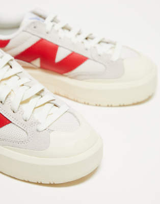 red off white trainers