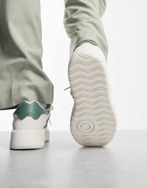 New Balance CT302 sneakers in white & green - WHITE, 2 of 4