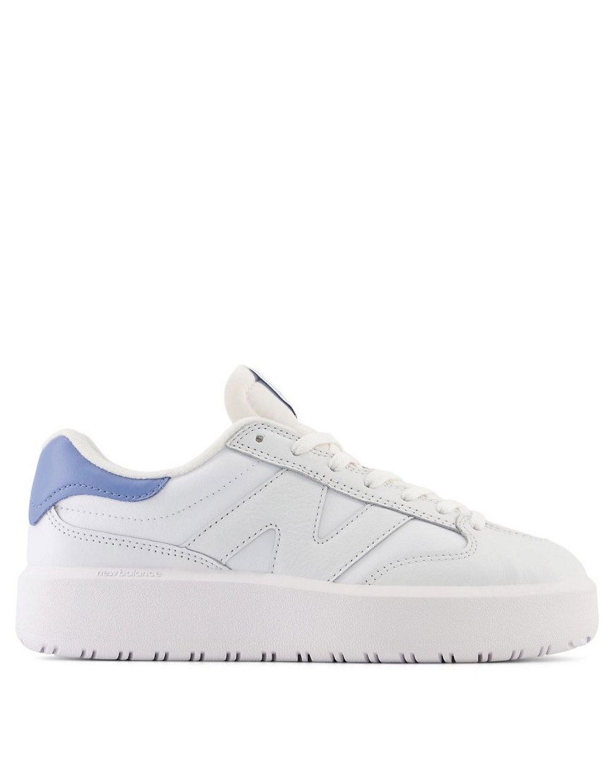 New Balance Ct302 trainers in white and blue