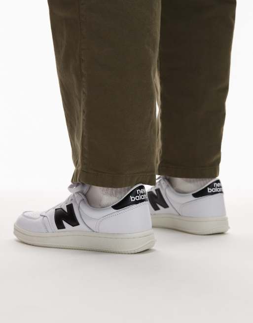 New Balance – CT500 – Leder-Sneaker in Weiß mit Details in Marineblau, 5 von 5