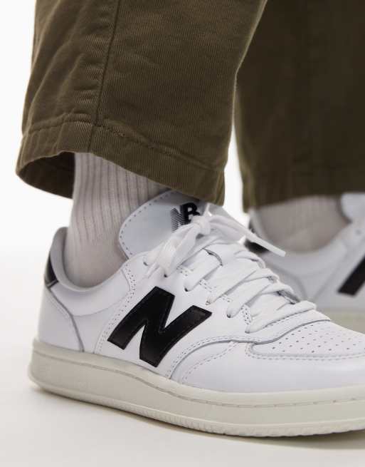 New Balance CT500 sneakers in white leather with navy details, 4 of 5