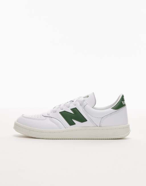 New Balance - CT500 - Sneakers in wit leer met groene details, 2 van 5
