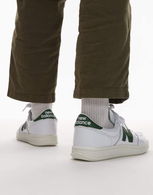New Balance - CT500 - Sneakers in wit leer met groene details, 3 van 5