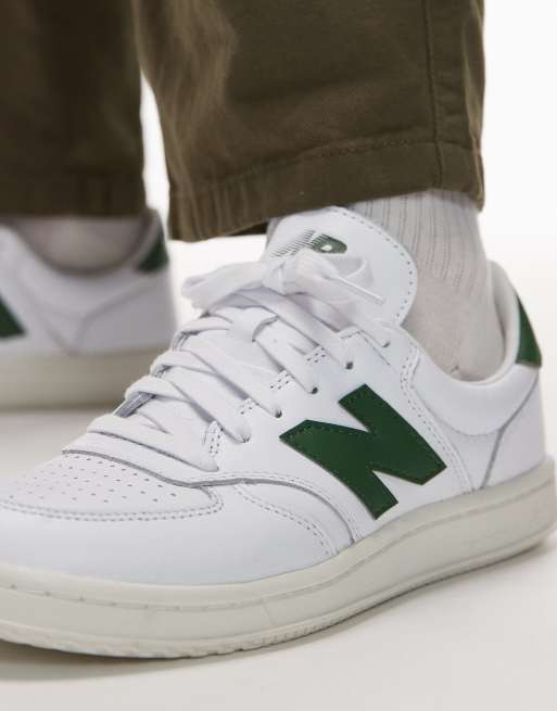 New Balance - CT500 - Sneakers in wit leer met groene details, 4 van 5