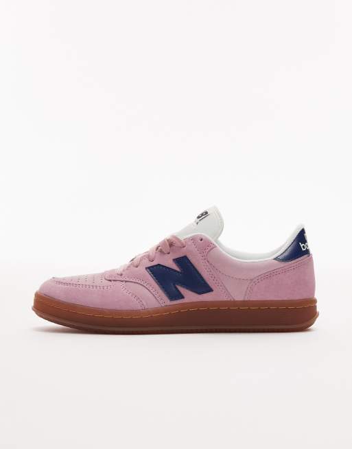 New Balance CT500 unisex trainers in pink and navy | ASOS