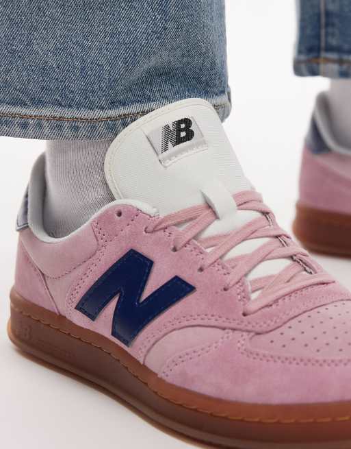 New Balance CT500 unisex trainers in pink and navy | ASOS
