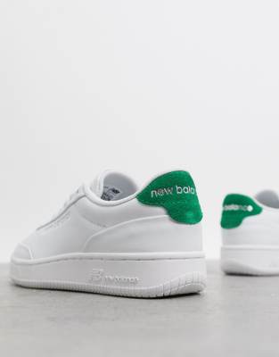 new balance white leather tennis shoes