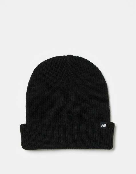 New Balance – Czarna czapka beanie typu fisherman - view 1