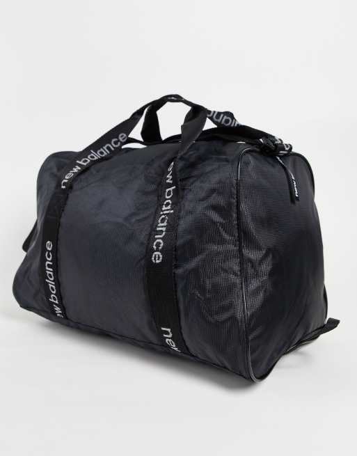New Balance – Czarna torba sportowa z logo, 3 z 4