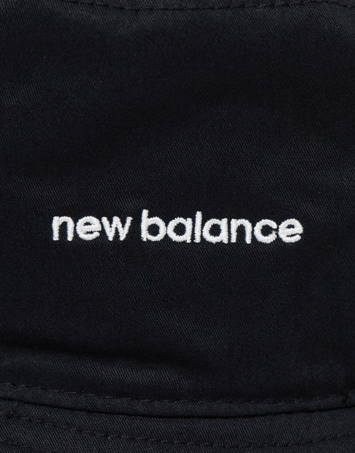 New Balance – Czarny kapelusz typu bucket z logo, 4 z 4