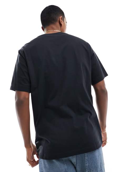 New Balance – Czarny T-shirt z małym logo, 4 z 4