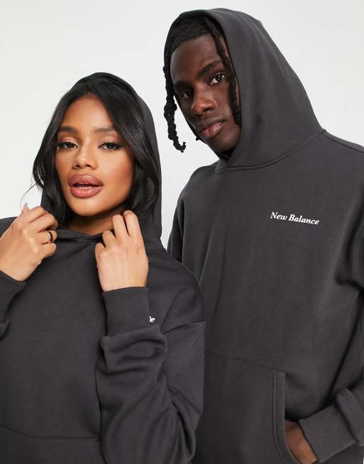 New Balance - 'Elevate Yourself' - Unisex hoodie in zwart, 3 van 4