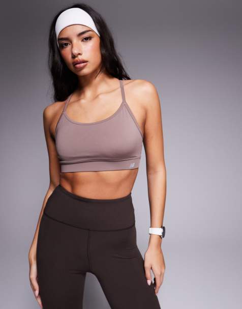 New Balance - Essential - Reggiseno sportivo marrone - view 1