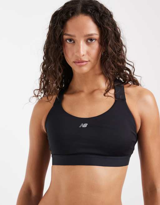 New Balance – Essential Train – Sport-BH in Schwarz, 4 von 4