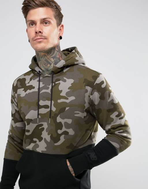 New balance camo hoodie hot sale