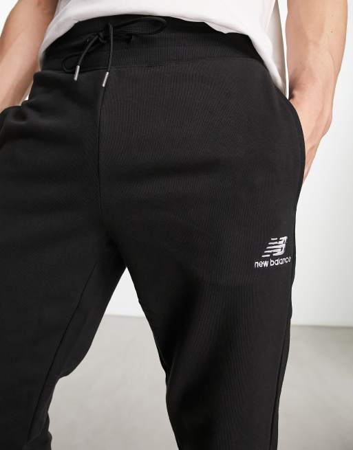 New Balance sweatpants black Essentials in ASOS embroidered 