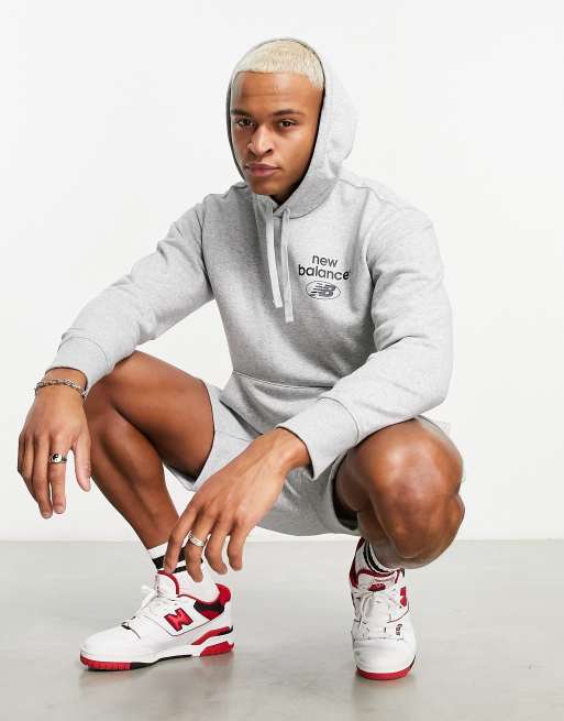 New Balance Essentials hoodie in grey