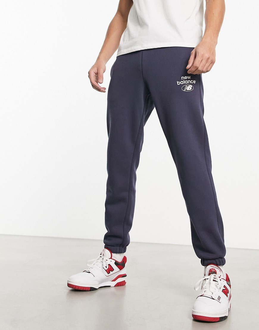 New Balance Essentials Novelty Sweatpant in navy