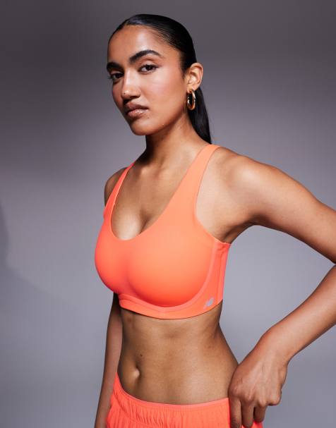 New Balance essential sports bra in orange