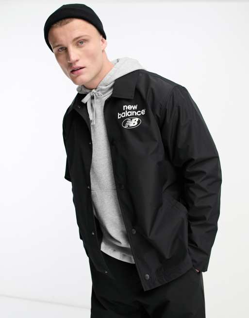 New Balance essentials reimagined jacket in black | ASOS